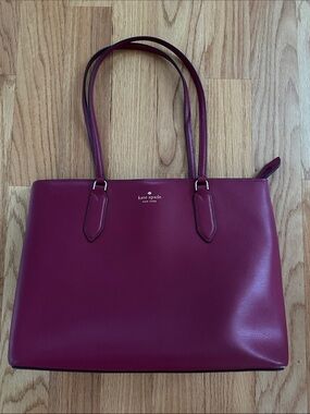 Kate Spade cherry leather tote bag